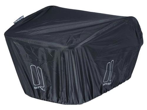 Regnovertræk til cykeltaske Basil Keep Dry L –  XL urban grå.