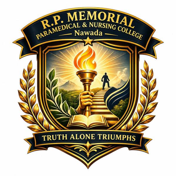 R P Memorial Paramedical & Nursing College crest