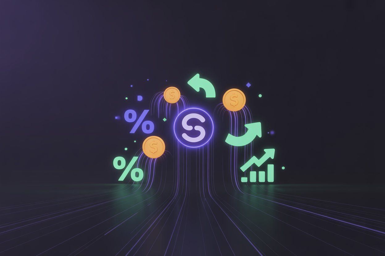 Entrepreneur planning monetization strategies for a business idea with revenue charts in 2026