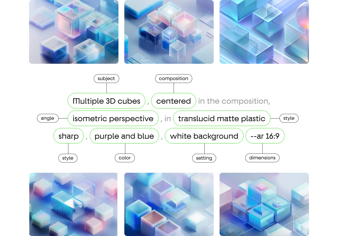 Midjourney image generation - Prompting example