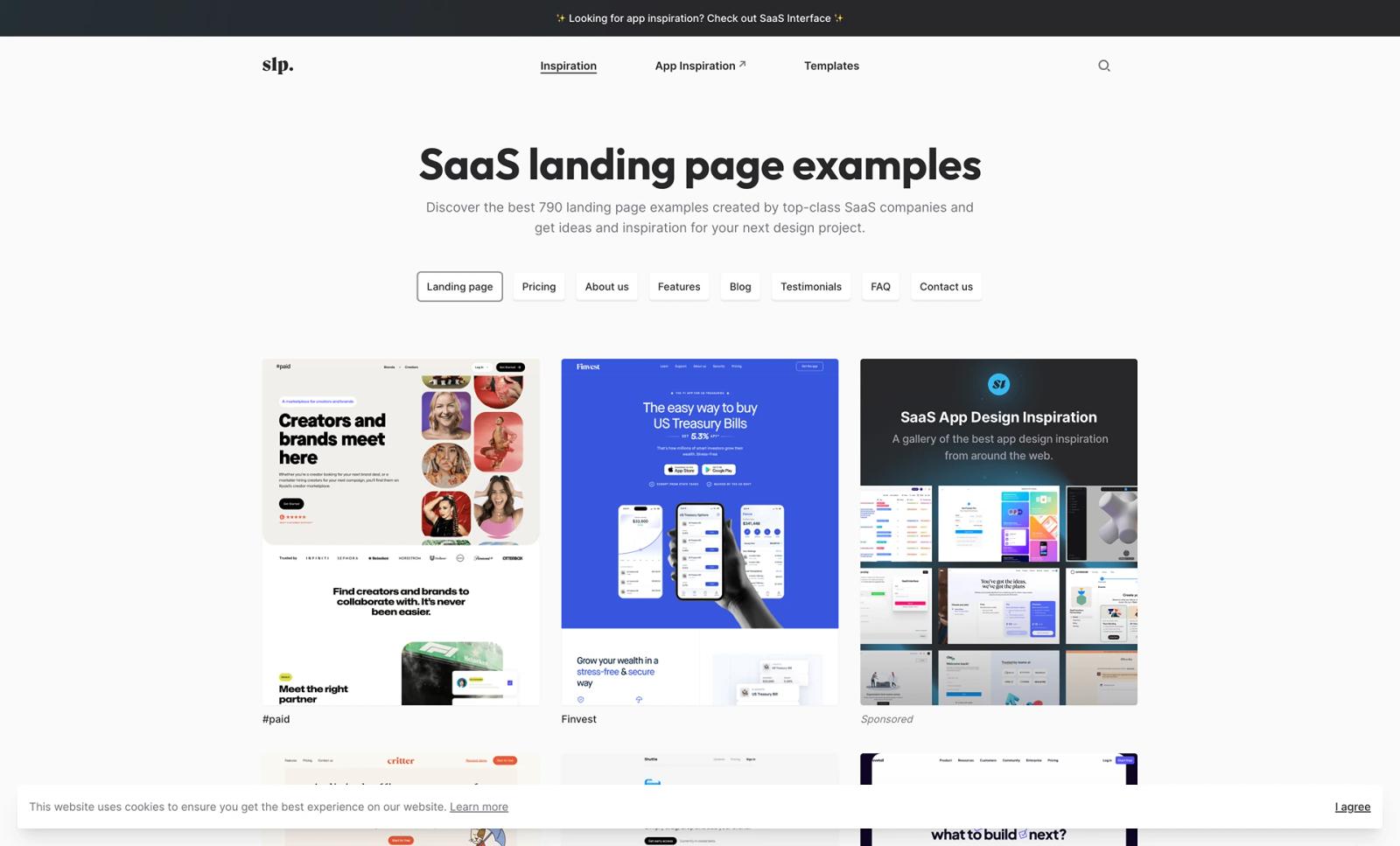 Best SaaS landing pages