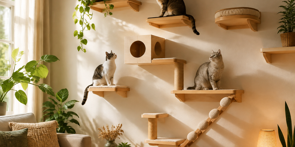 Best Vertical Cat Shelves for Walls 2026: Floating Perches and Climbing Systems