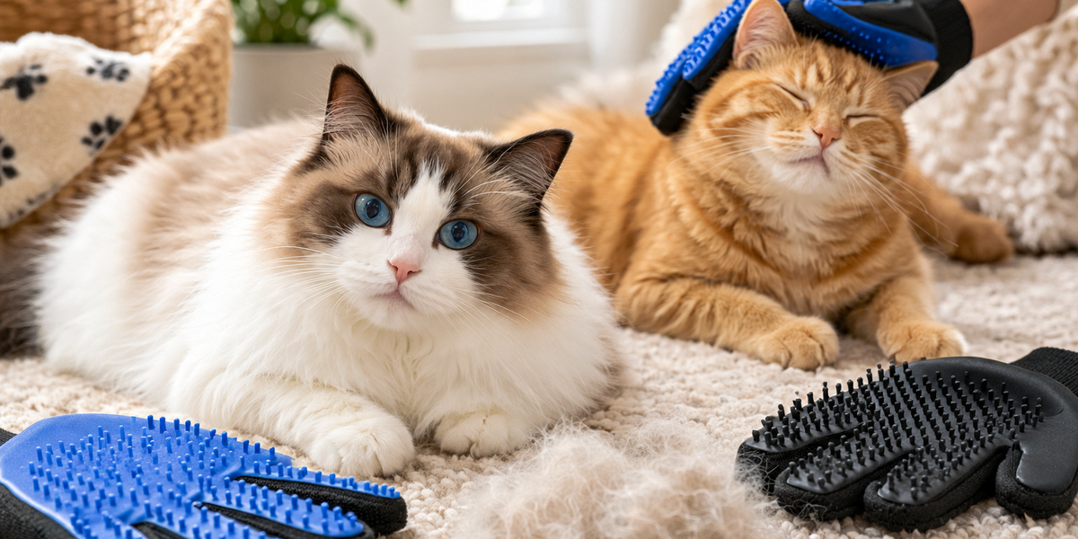 Best Cat Grooming Gloves for Shedding 2026: Silicone vs Rubber Bristle Models Compared