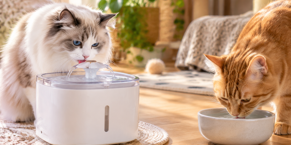 Cat Water Fountains vs Regular Bowls: Which Keeps Cats Hydrated in 2026?