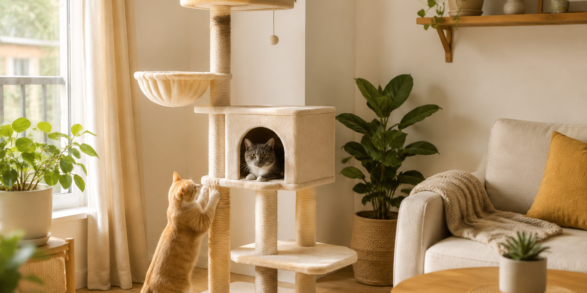 Best Cat Trees for Small Apartments 2026: Space-Saving Picks