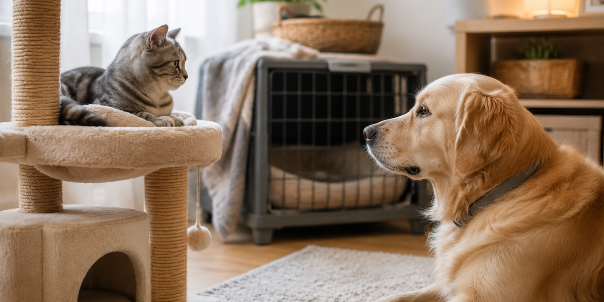 How to Introduce a Cat to a Dog: Week-by-Week Process (2026 Guide)