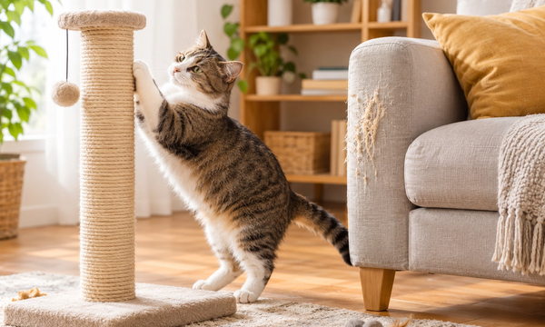 How to Get Your Cat to Use a Scratching Post Instead of the Couch (2026 Guide)