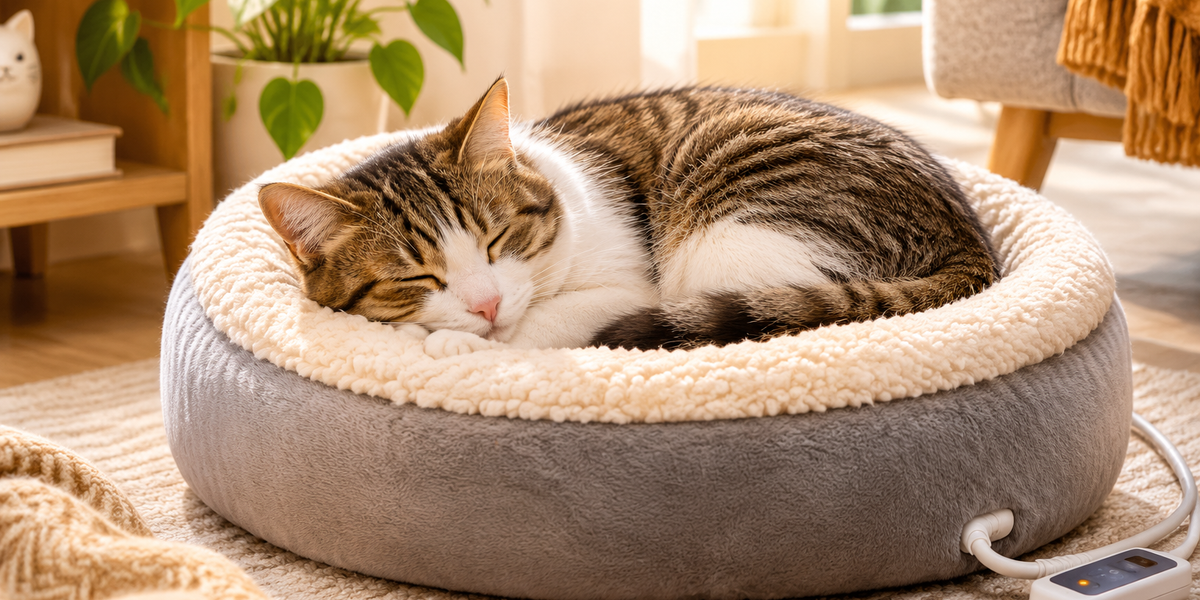 Are Heated Cat Beds Safe to Leave On All Night in 2026? Energy Use, Auto-Shutoff & Burn Risk Compared
