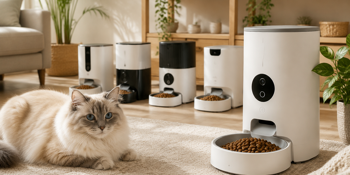 5 Best Automatic Cat Feeders with App Control in 2026