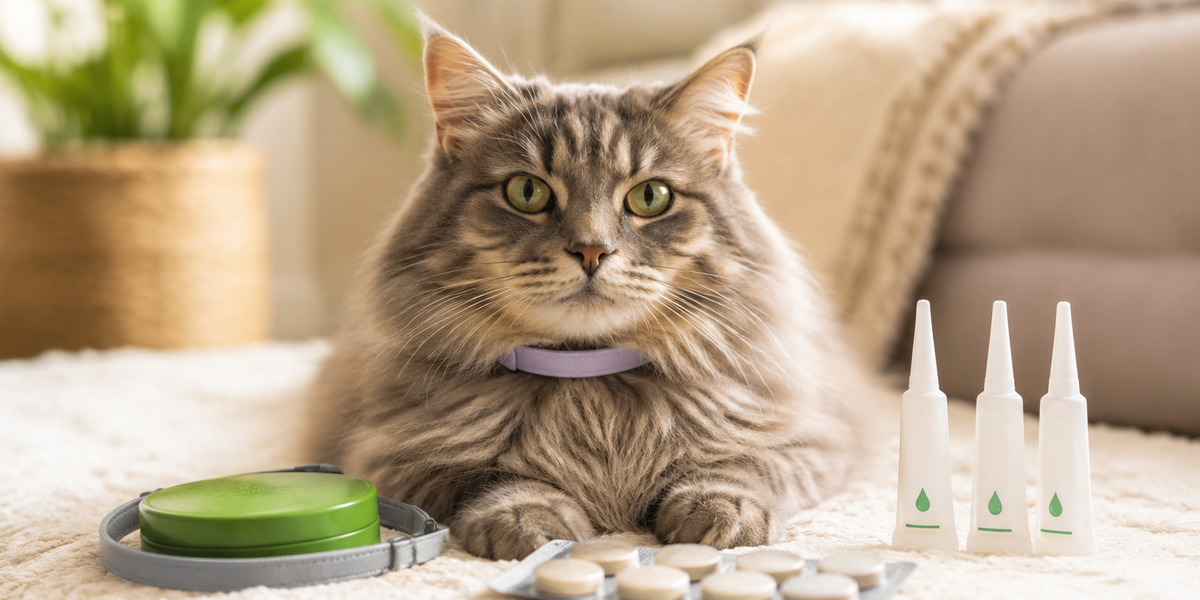 Best Flea Treatments for Cats 2026: Spot-On vs Collar vs Oral β Complete Guide
