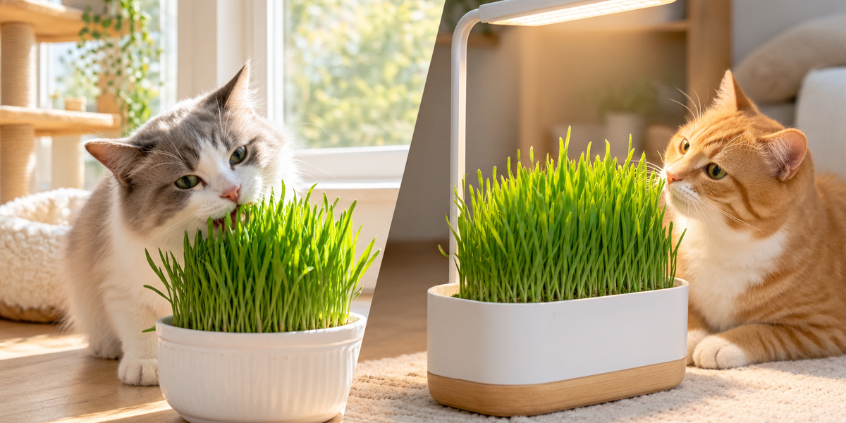 Best Cat Room Lighting 2026: Natural Light vs Grow Lamps for Cat Grass