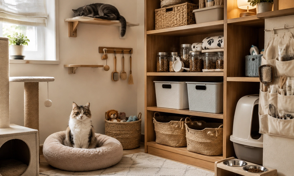 How to Organize Cat Supplies in a Small Room: 12 Storage Hacks That Actually Work (2026)