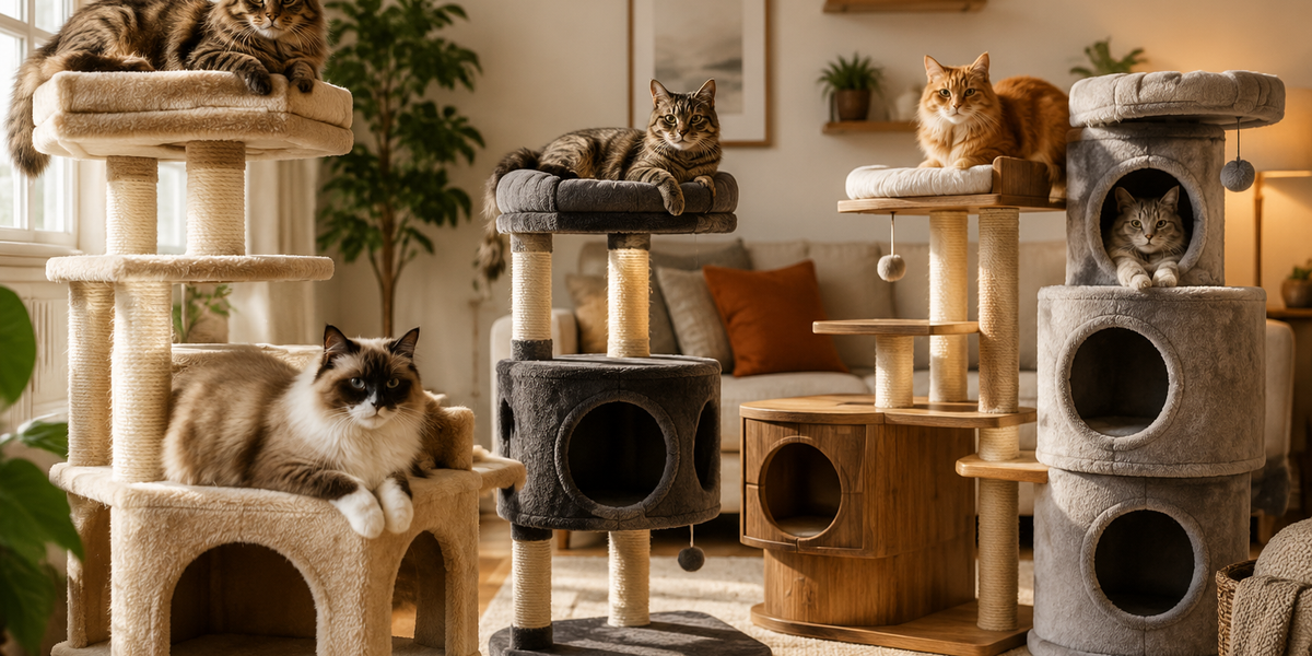 5 Best Cat Trees and Condos for Large Cats in 2026