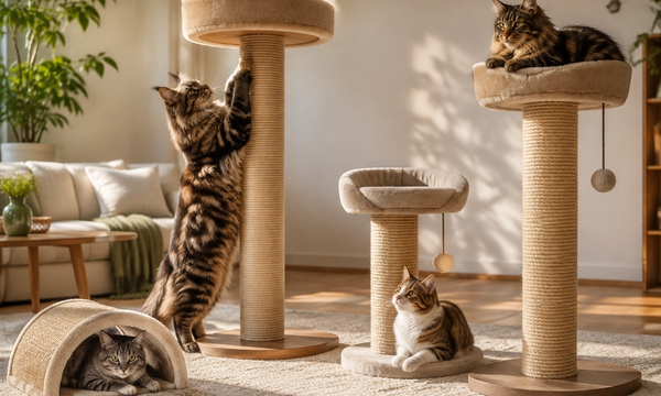 Best Cat Scratching Posts for Large Cats 2026: Tall and Sturdy Options