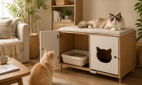 Best Space-Saving Litter Box Furniture 2026: Hidden Cabinet & Bench Designs Compared
