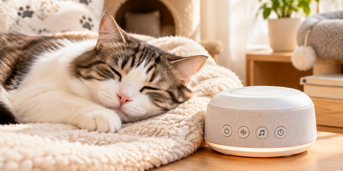 Best White Noise Machines for Anxious Cats 2026: Calm Your Feline Friend