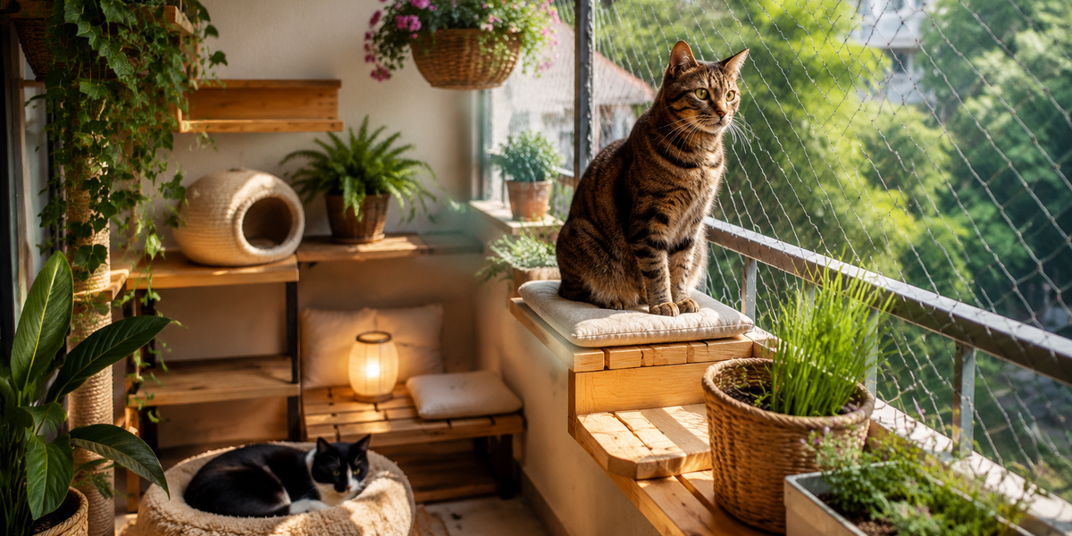 How to Create a Cat-Friendly Balcony That's Safe and Stimulating (2026 Guide)