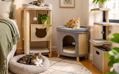 Best Cat Furniture for Small Rooms Under $100 in 2026: Compact Multi-Function Pieces Compared