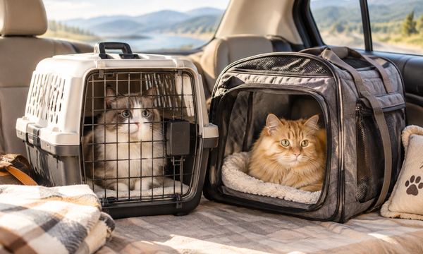 Best Cat Carriers for Long Distance Car Trips 2026: Crash-Tested Hard-Sided vs Soft Expandable Models