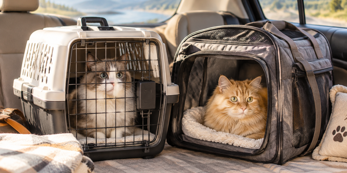 Best Cat Carriers for Long Distance Car Trips 2026: Crash-Tested Hard-Sided vs Soft Expandable Models