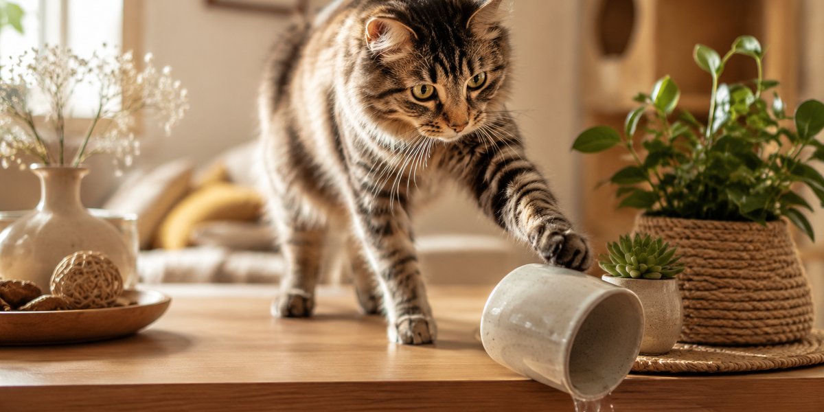 Why Does My Cat Knock Things Off Tables? The Science Behind It (2026)