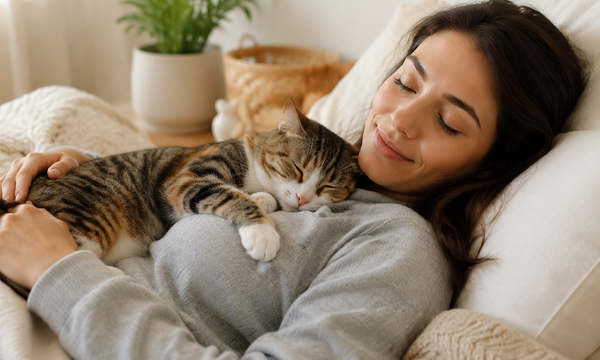 Why Does My Cat Sleep on Me? 7 Real Reasons Behind This Behavior (2026)