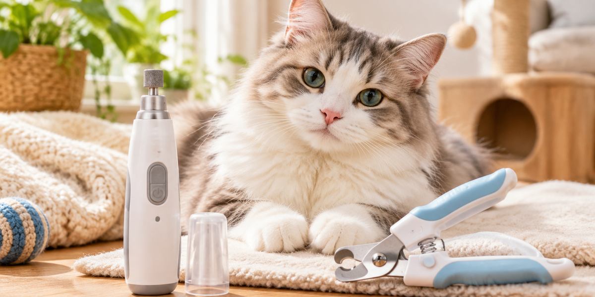 Cat Nail Grinder vs Clippers: Which Is Safer for Home Grooming in 2026?