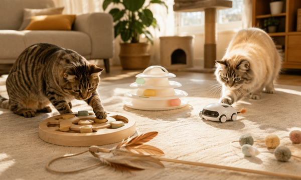 Best Interactive Cat Toys for Bored Cats 2026: Puzzle Feeders, Wands & Motion-Activated Play