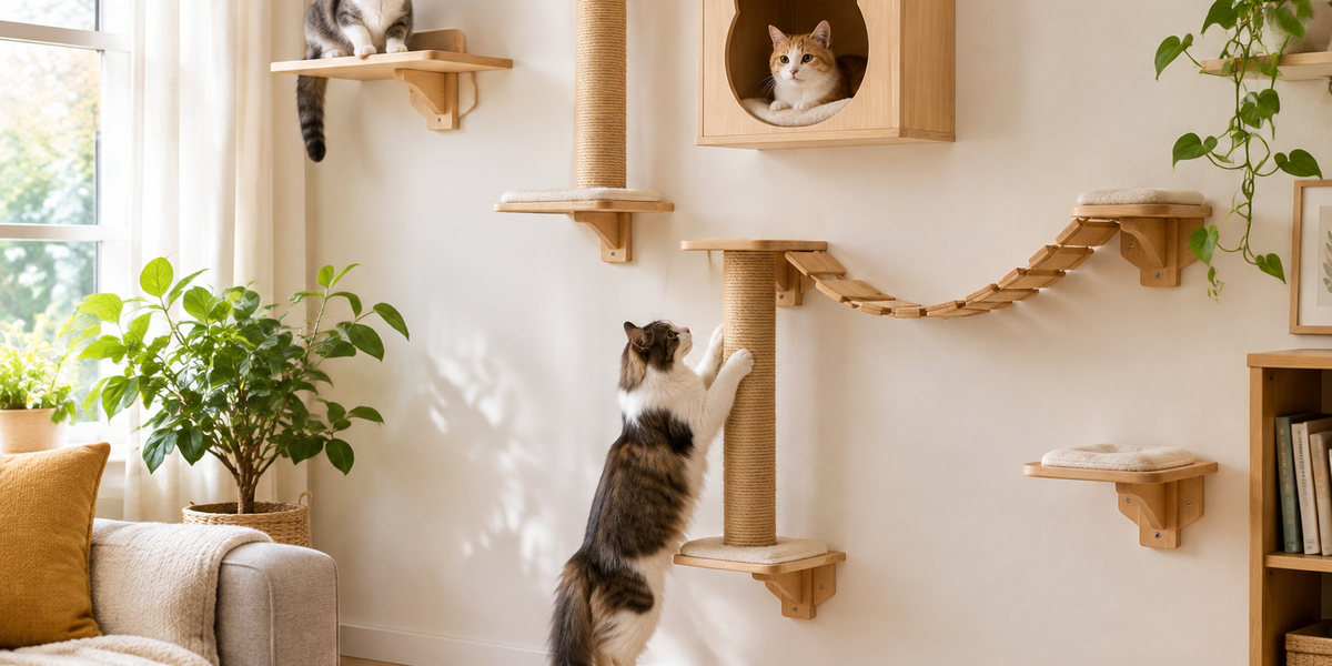 Best Wall-Mounted Cat Scratching Posts 2026: Space-Saving Vertical Options