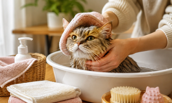 How to Give a Cat a Bath Without Getting Scratched (2026 Guide)