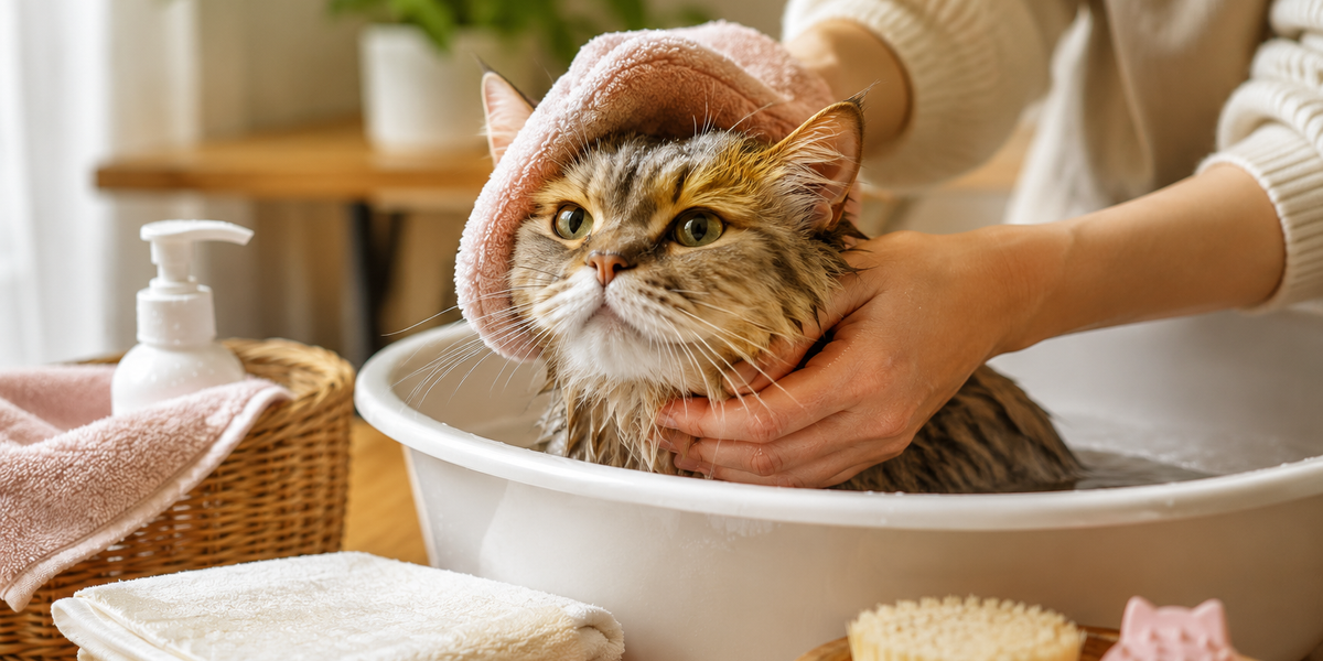 How to Give a Cat a Bath Without Getting Scratched (2026 Guide)