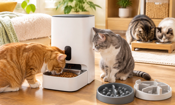 Are Microchip Cat Feeders Worth It for Food Aggression in 2026? Selective Access, Slow-Feeder Inserts & Multi-Cat Peace Compared