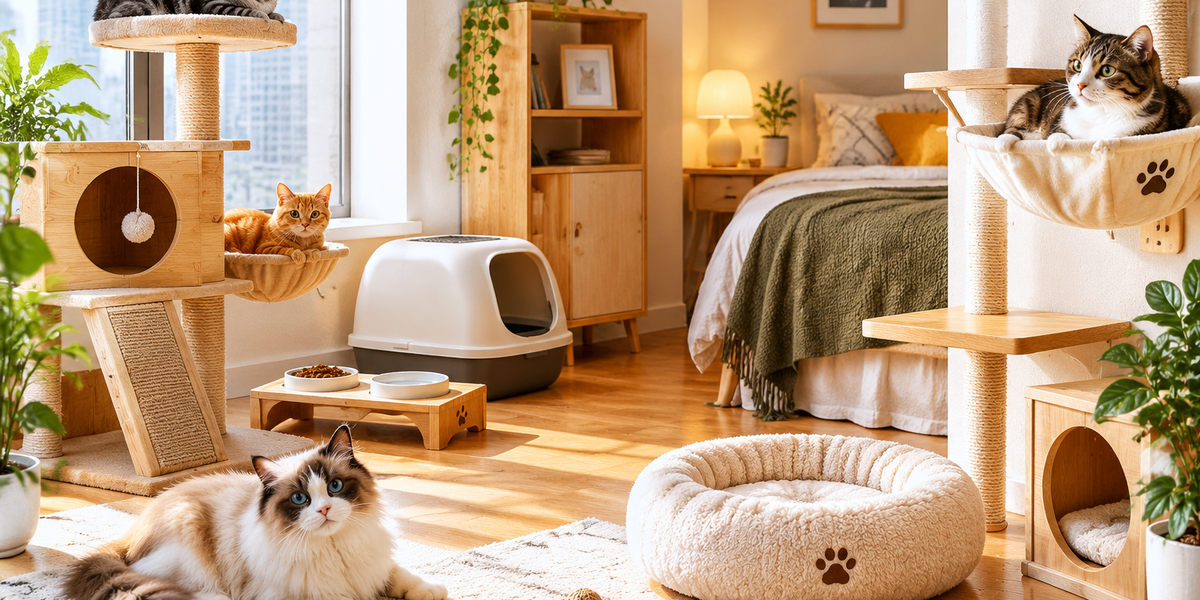How to Set Up a Cat Room in a Studio Apartment: Layout Ideas, Zone Tips & Must-Have Gear