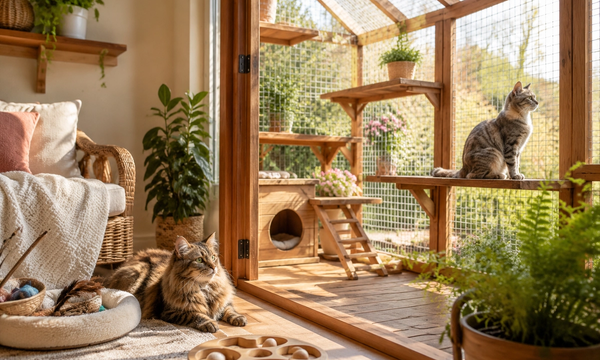 How to Build a Catio: DIY vs Pre-Built Outdoor Cat Enclosures (2026 Guide)
