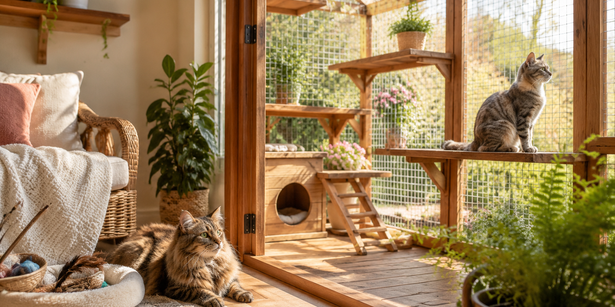 How to Build a Catio: DIY vs Pre-Built Outdoor Cat Enclosures (2026 Guide)
