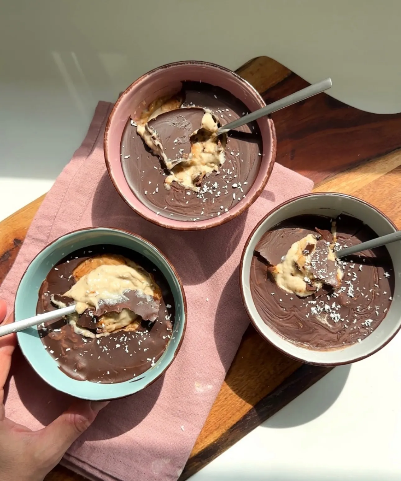 Porridge croccante al cioccolato 
