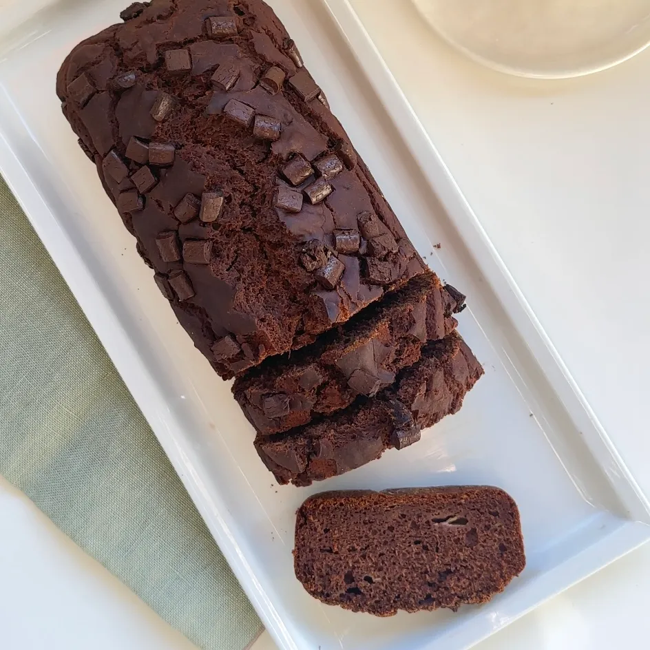 Banana bread cioccolatoso senza zucchero