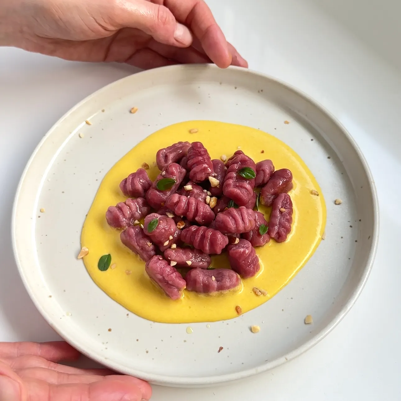 Gnocchi di rapa rossa 