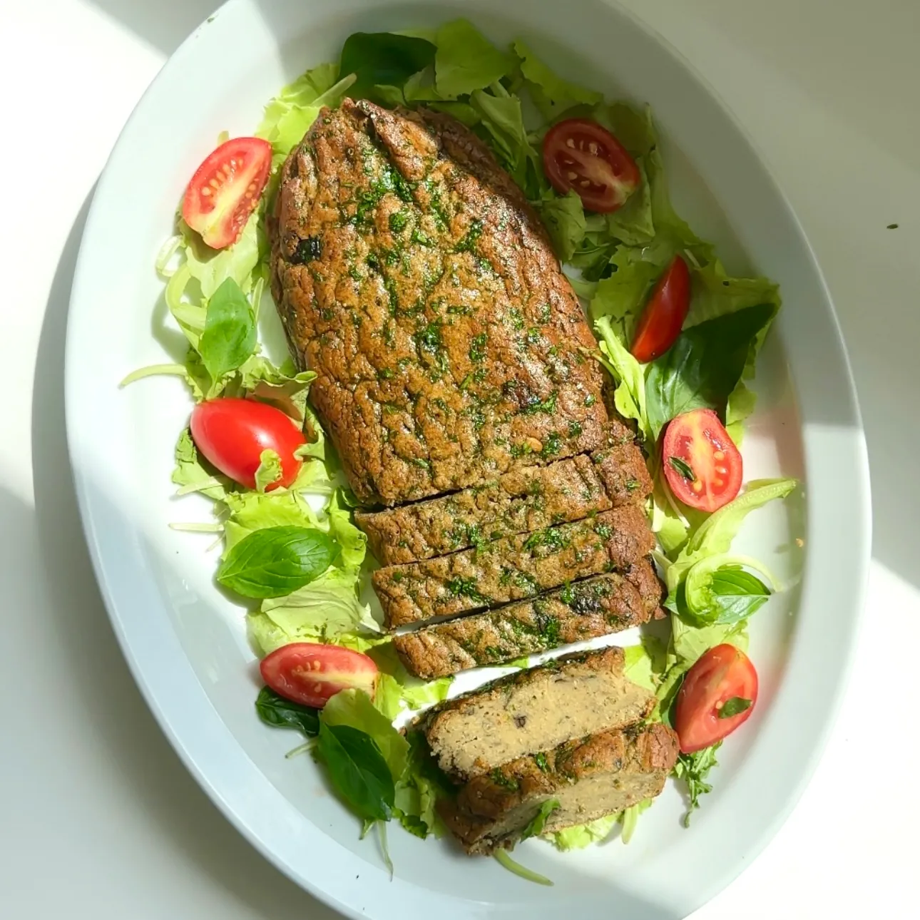 Polpettone veg di ceci e verdure