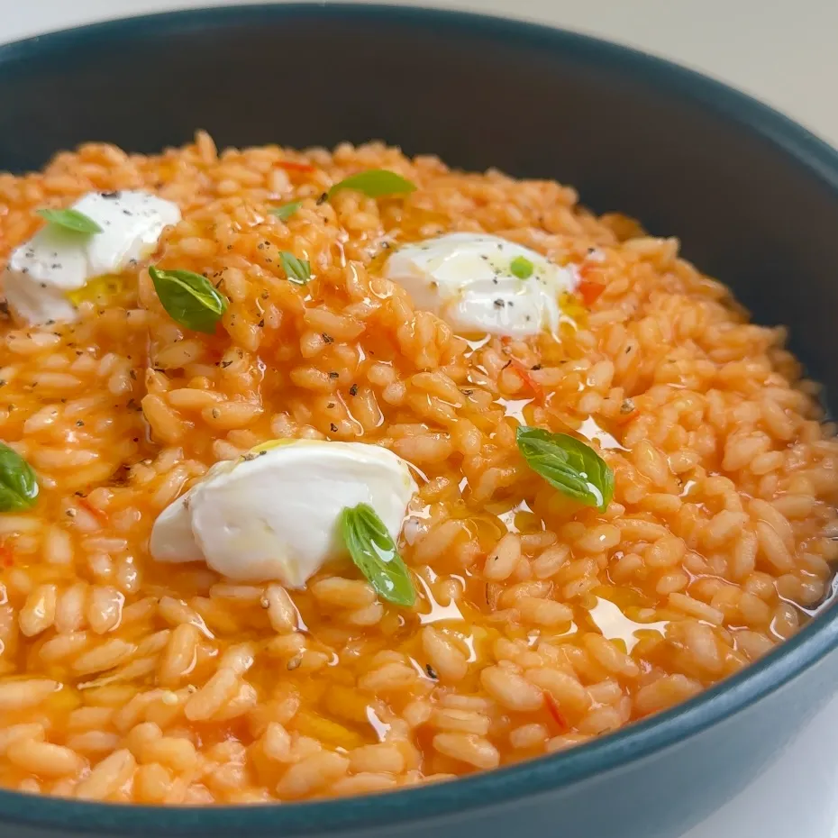 Risotto alla pizzaiola vegano 
