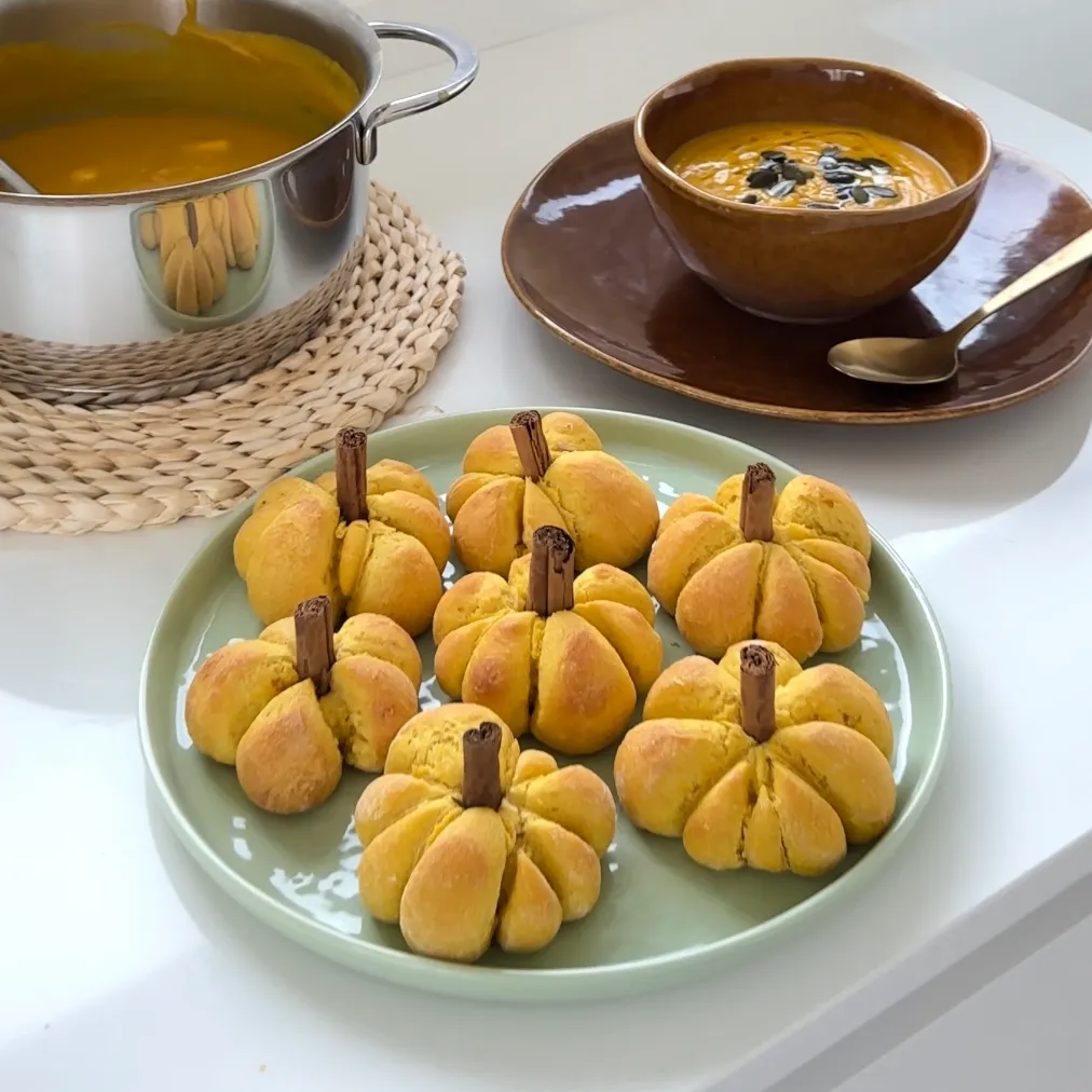 Panini soffici di zucca