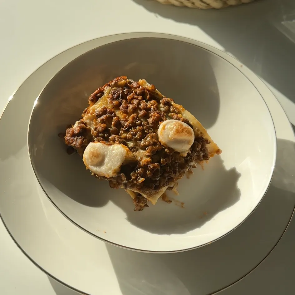 Lasagna al ragù veg 