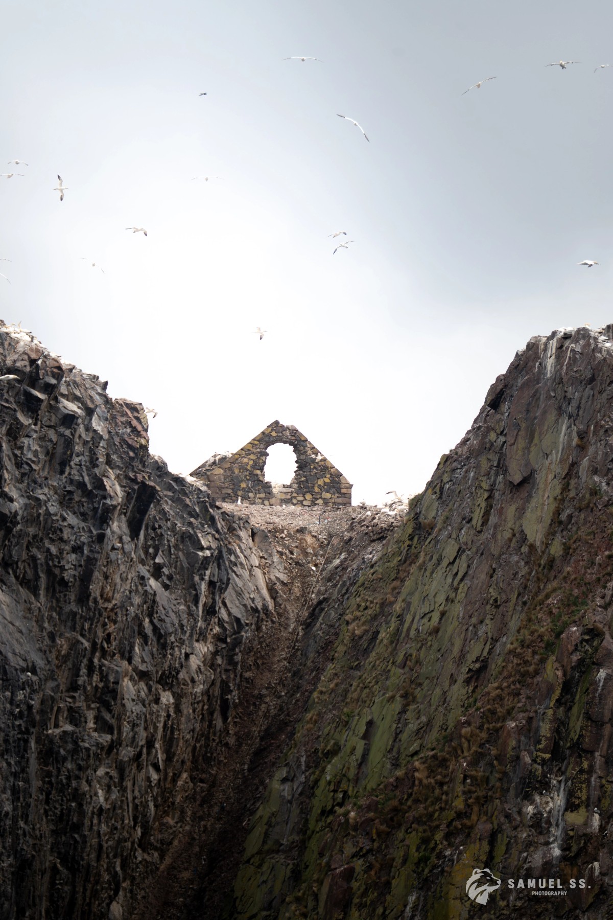 Old building upon cliff