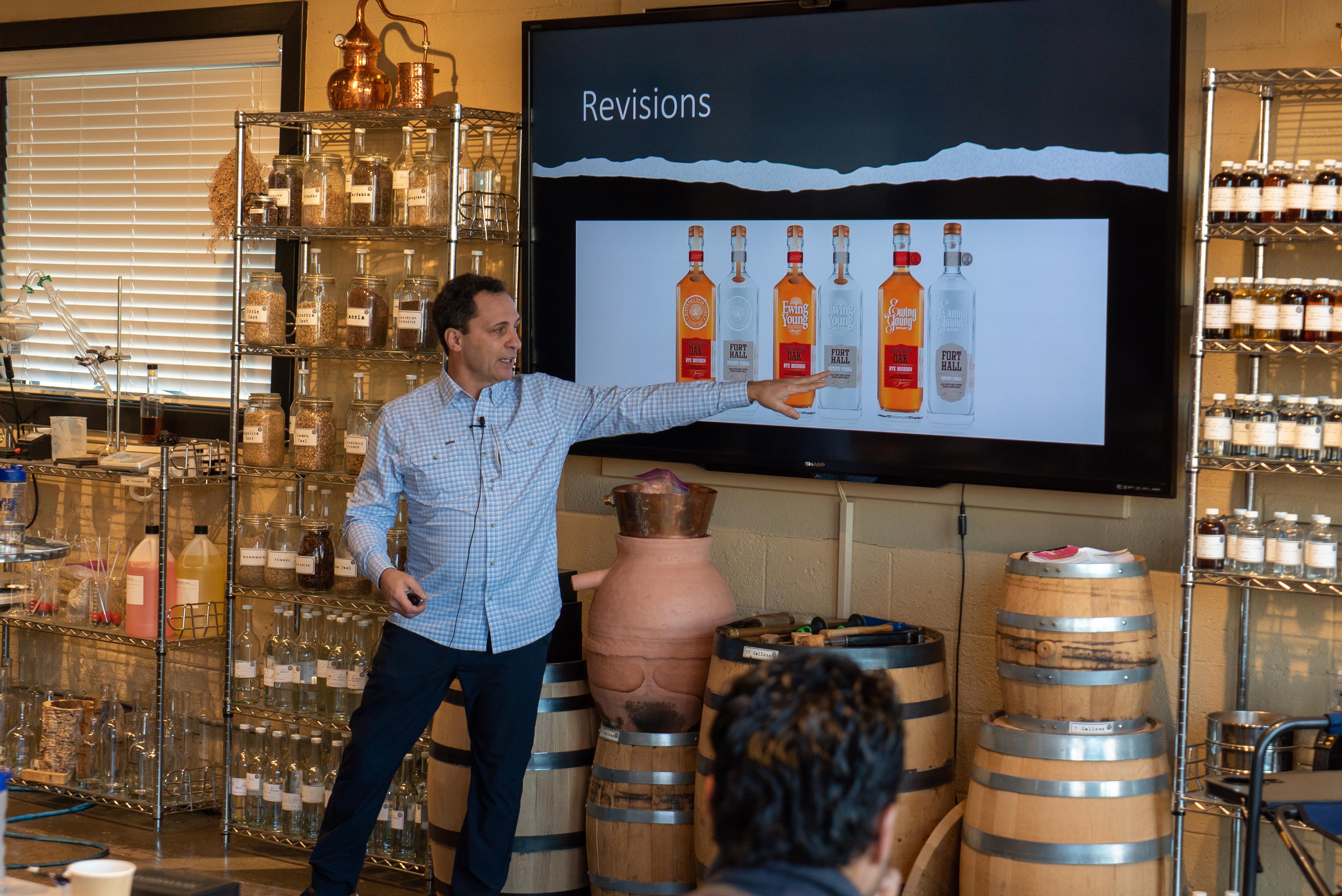 Dan presenting at Moonshine University