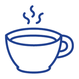 icon of hot coffee in mug
