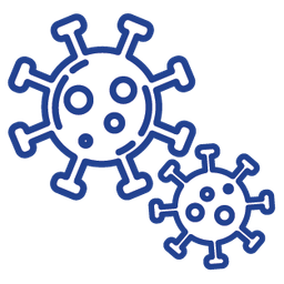 bacteria molecule icon