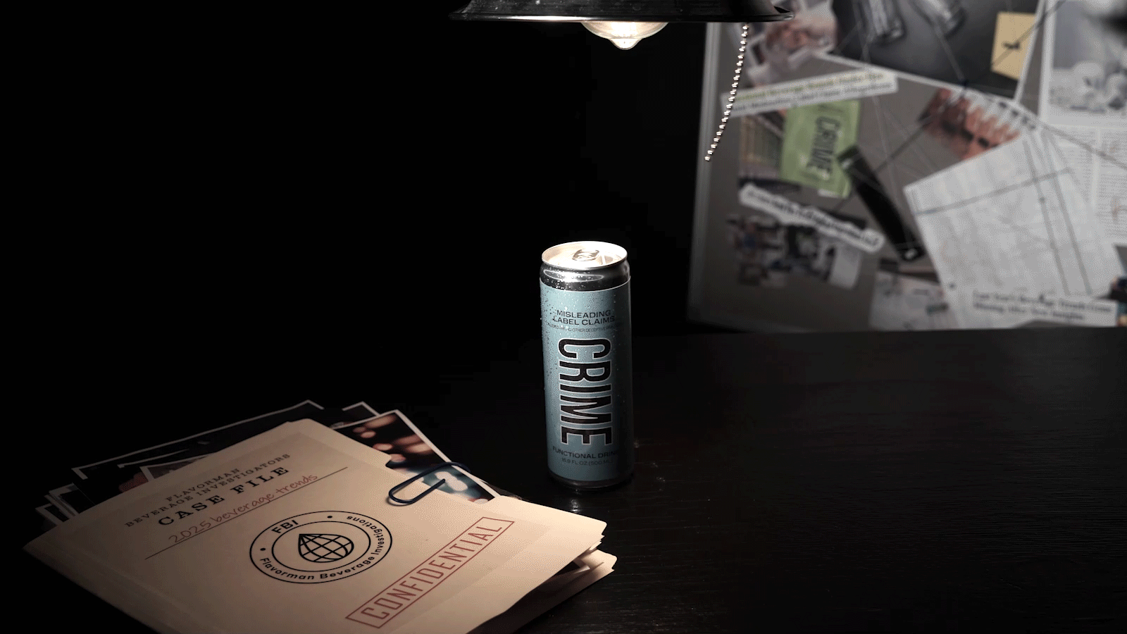 A functional drink can is interrogated