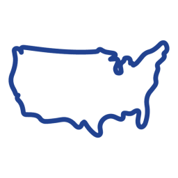 USA map icon