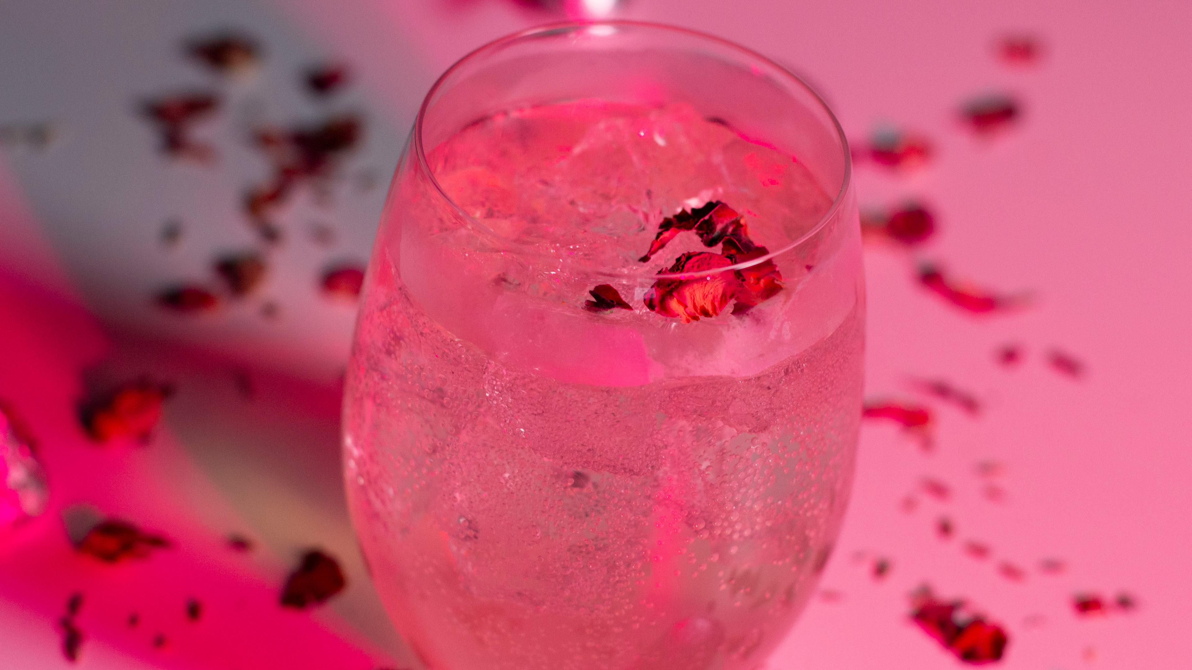 Rose Gin and tonic
