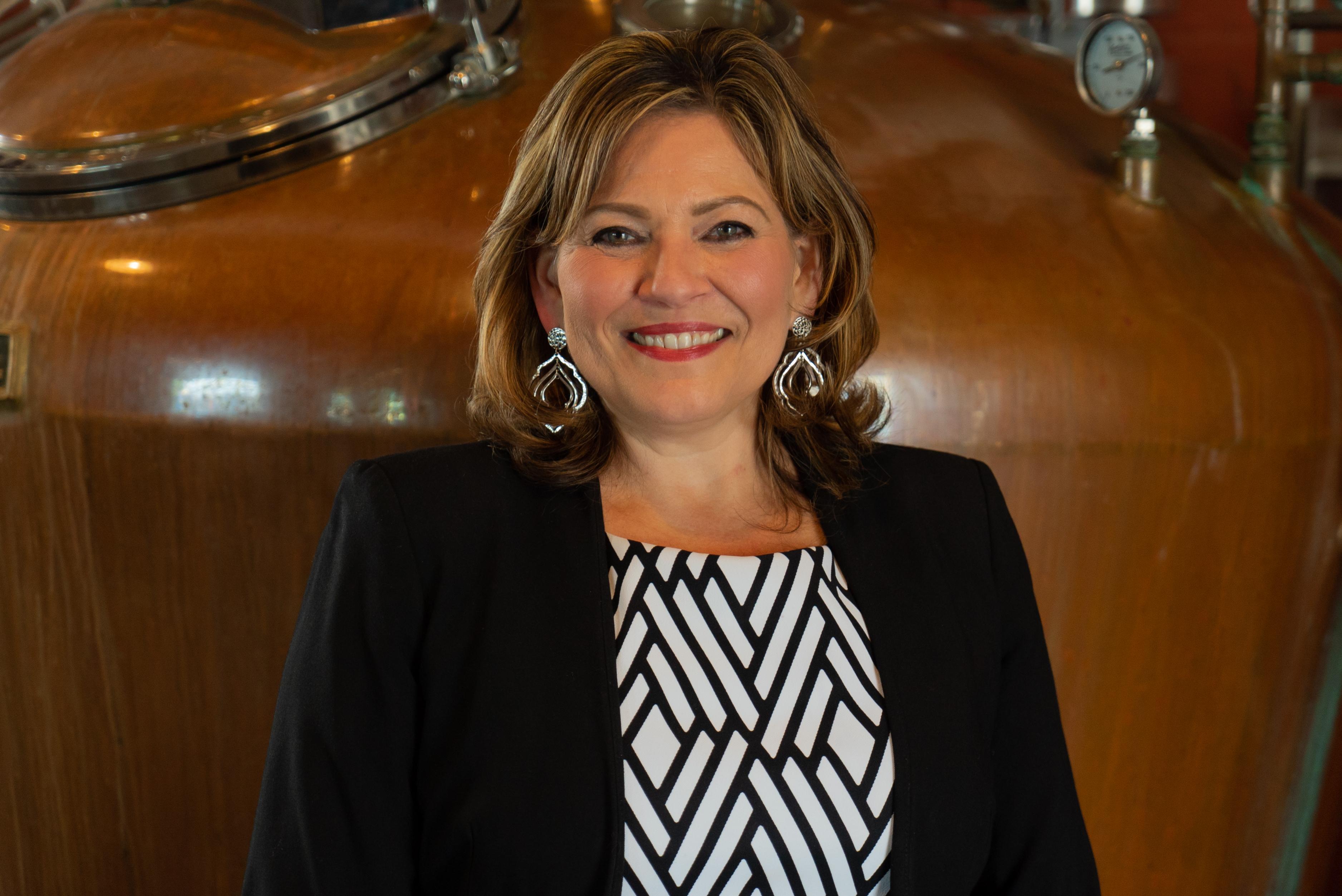 Steffani Scheurich in front of still